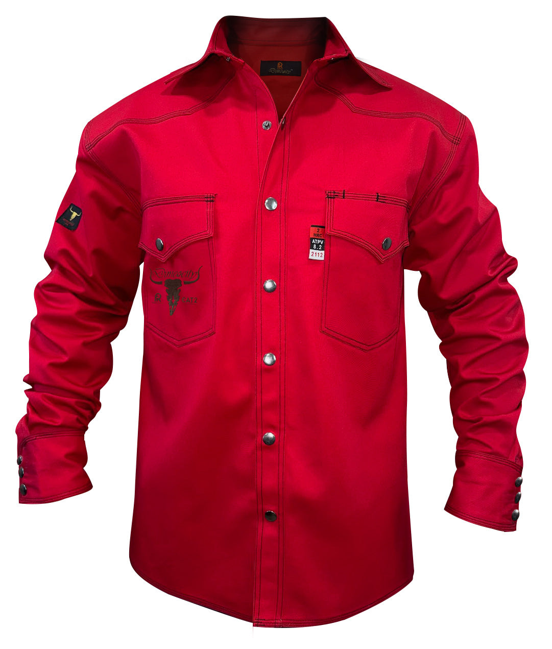Red Western FR Welding Shirt Red Western FR Welding Shirt