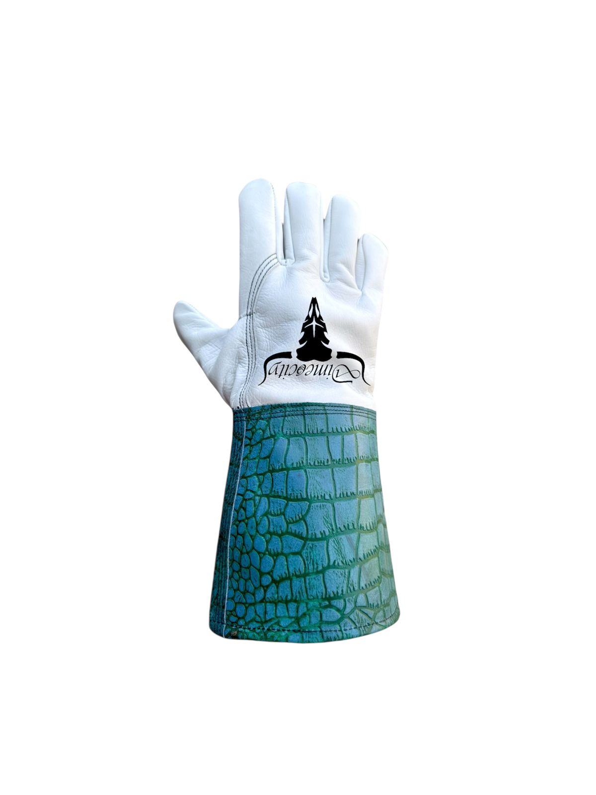 Green Caiman Welding Gloves 777's