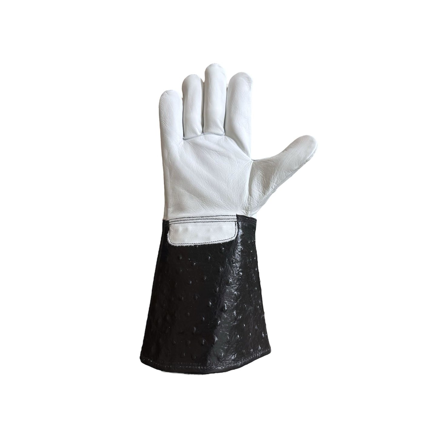 Black Ostrich Textured Welding Gloves 777's