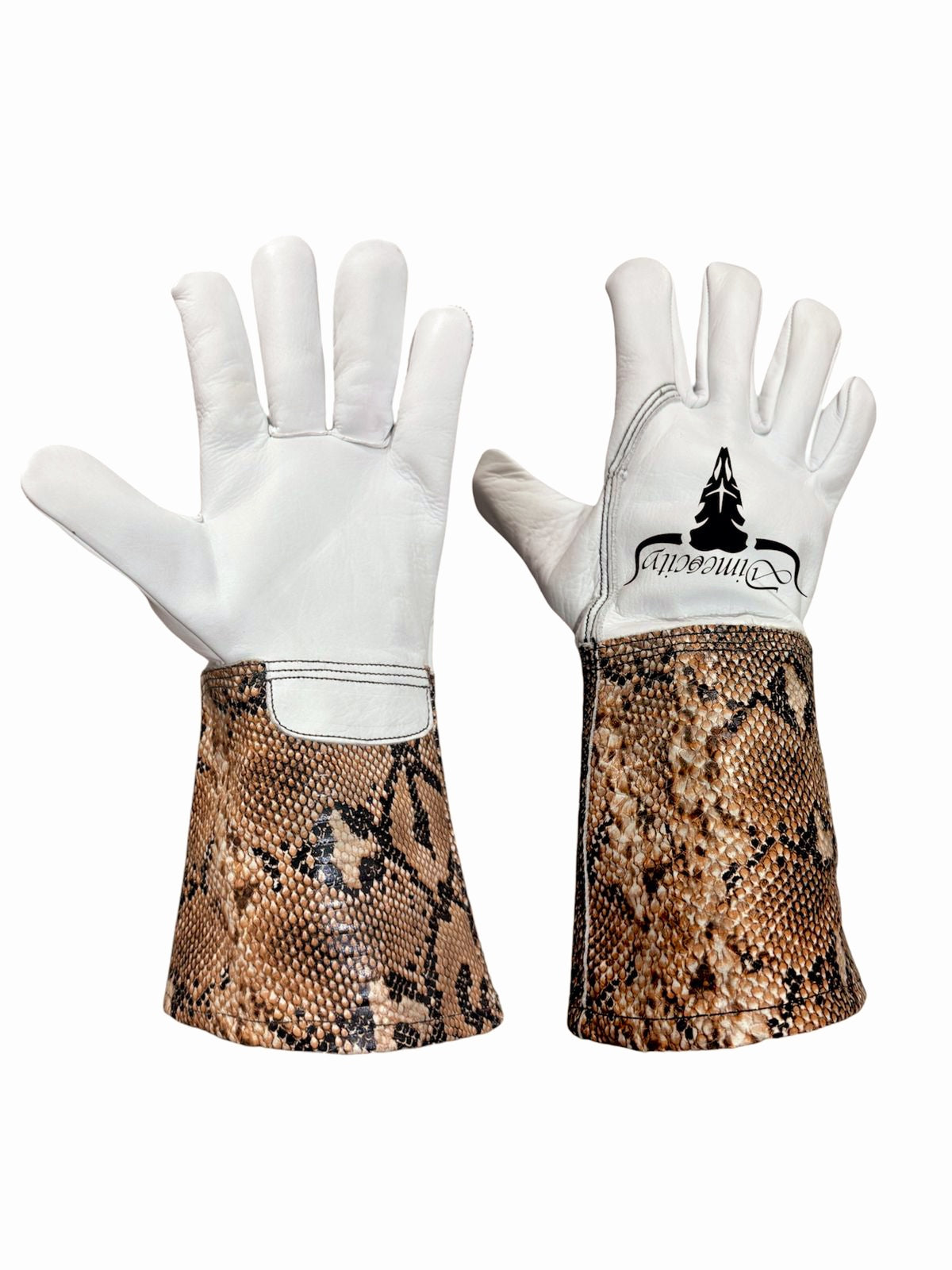 python glove load at paul brower blog Images High... Brown Python Textured Welding Gloves 777's – Dimeocity