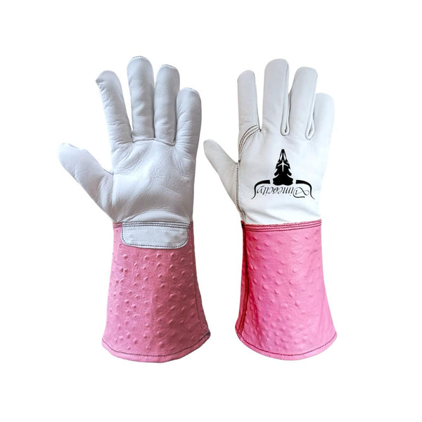 Pink Ostrich Textured Welding Gloves 777's – Dimeocity