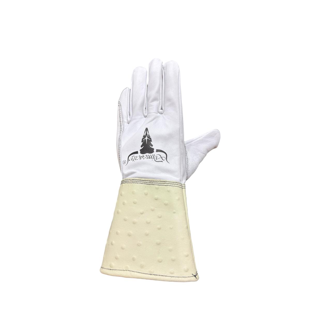 Pearl Ostrich Tig Welding Gloves 612's