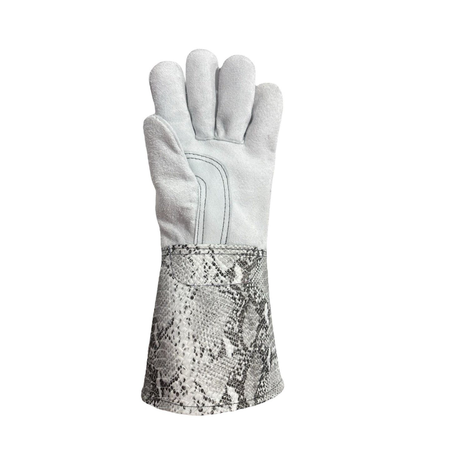 White Python Stick Welding Gloves 222's