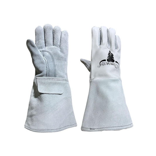 White Stick Welding Gloves 222's
