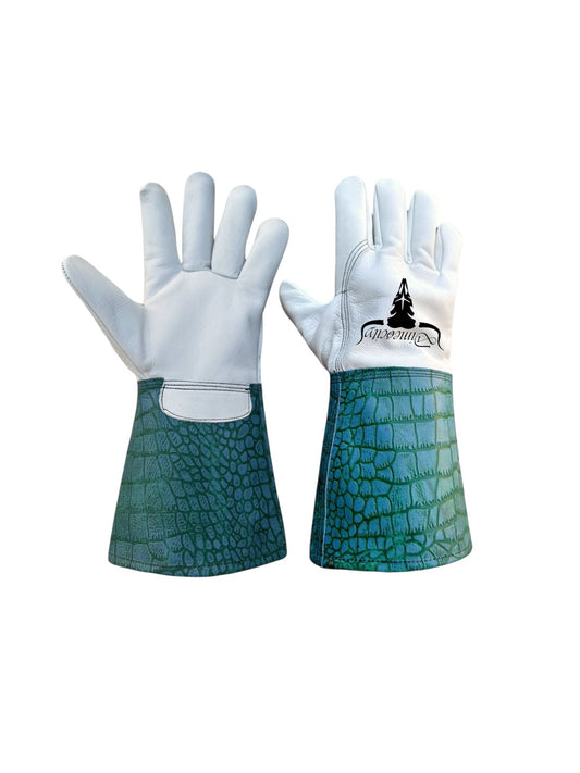 Green Caiman Welding Gloves 777's