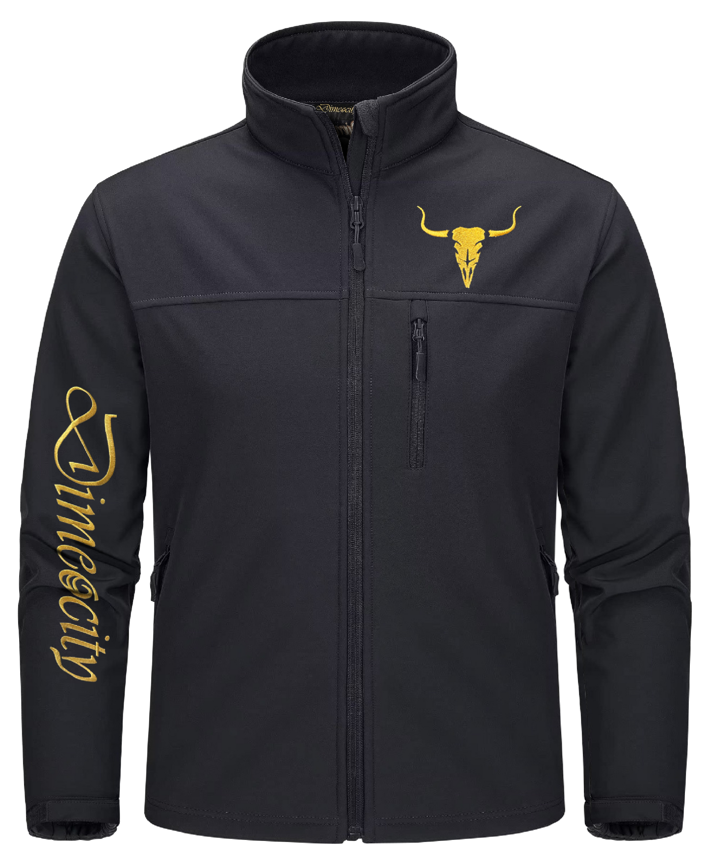 Black/Gold Soft Shell Jacket